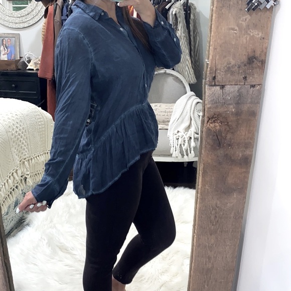 A.n.a a new approach American navy boho top size medium - Picture 3 of 6